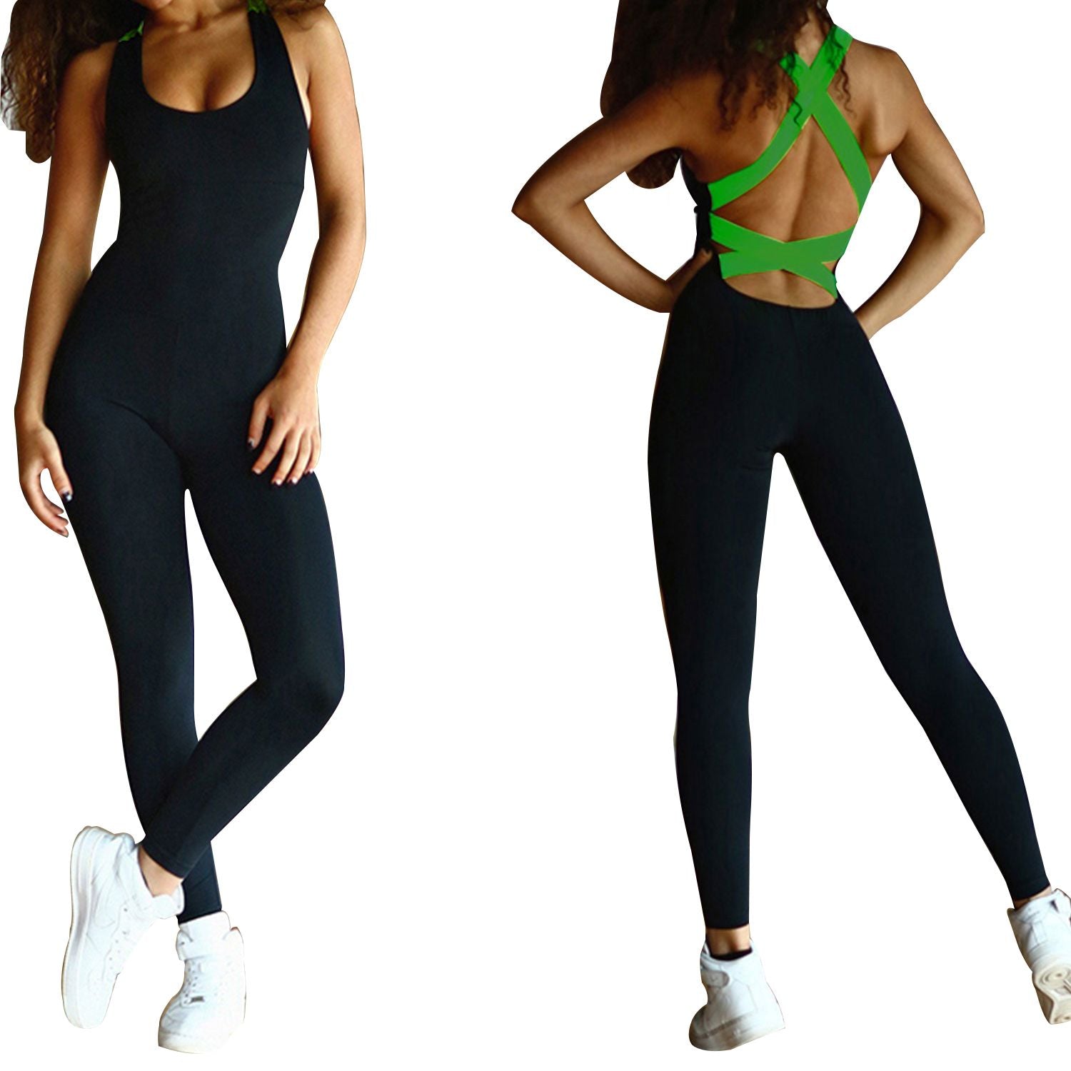 Women Sports YOGA Workout Gym Fitness Jumpsuit - Renee Lane Company