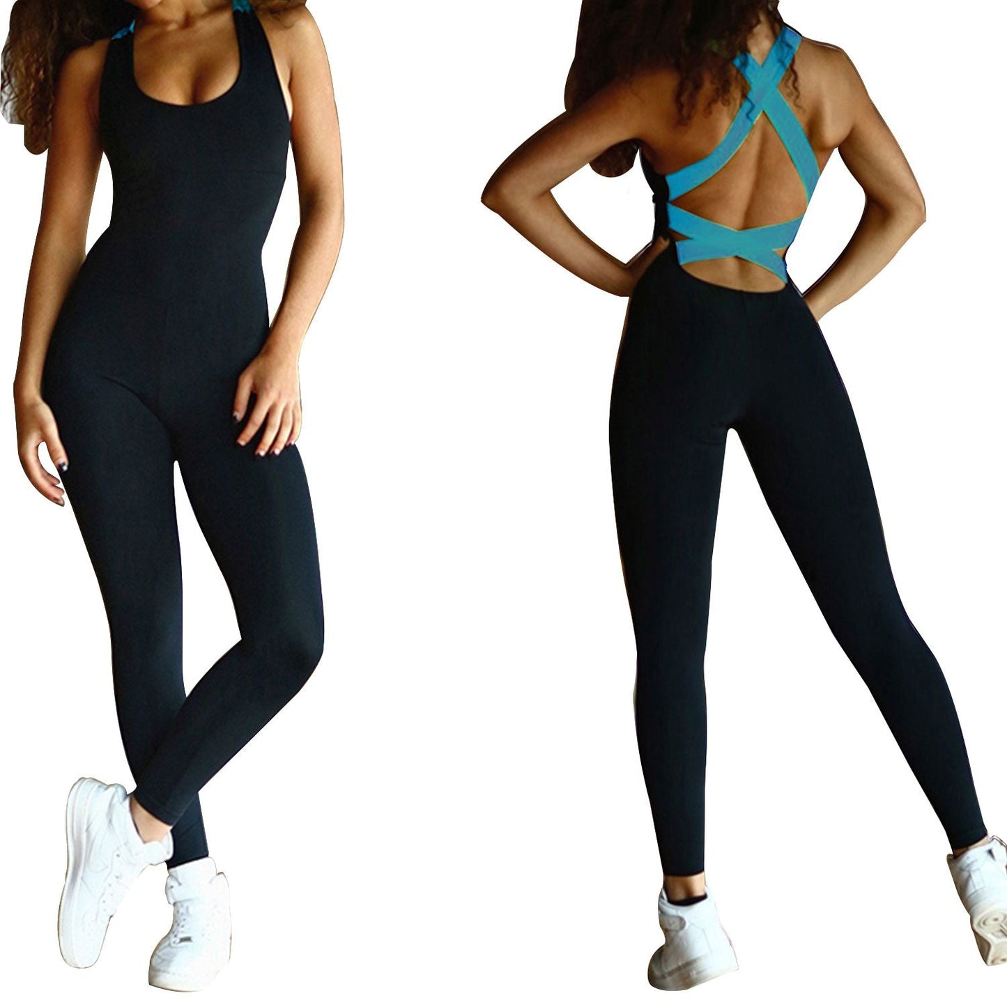 Women Sports YOGA Workout Gym Fitness Jumpsuit - Renee Lane Company