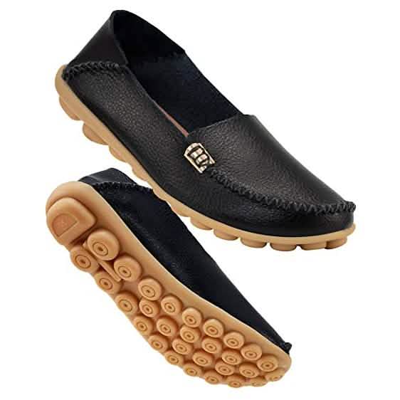 Women's Comfortable Leather Loafers - Renee Lane Company