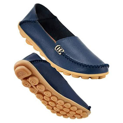Women's Comfortable Leather Loafers - Renee Lane Company