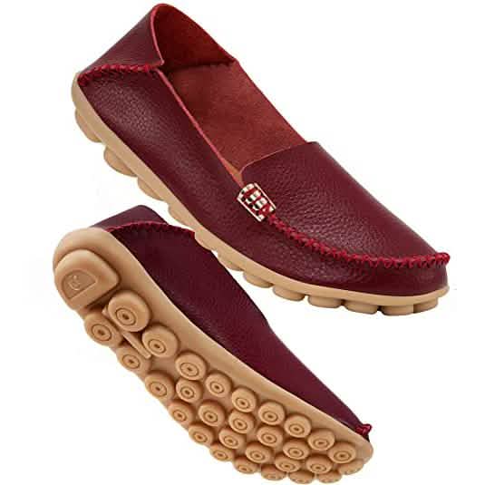Women's Comfortable Leather Loafers - Renee Lane Company