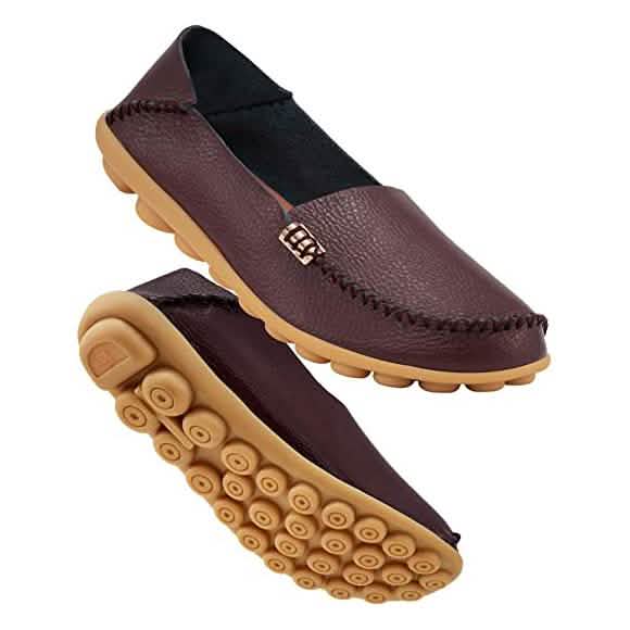 Women's Comfortable Leather Loafers - Renee Lane Company