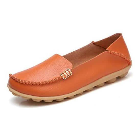 Women's Comfortable Leather Loafers - Renee Lane Company