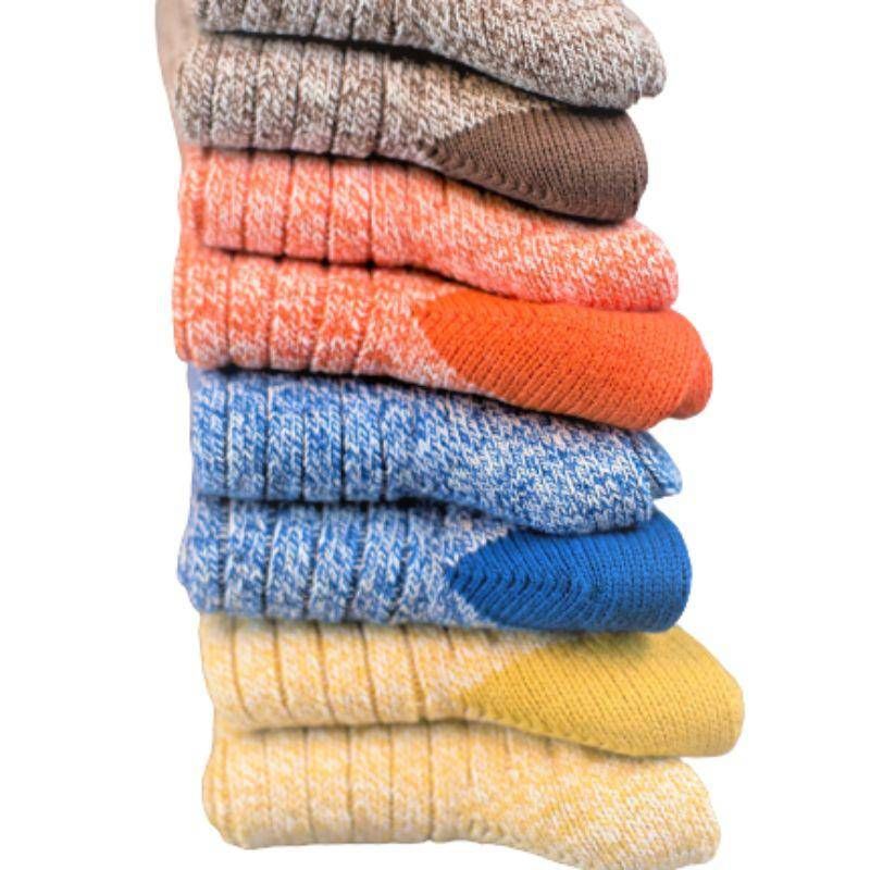 Women's Crew Socks for Hiking, Biking, Camping in Cotton - Renee Lane Company