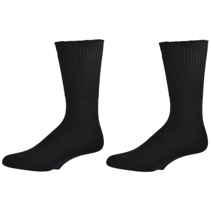 Women's Extra Wide Calf - Cotton Crew Socks, Non-Binding Crew Socks - Renee Lane Company