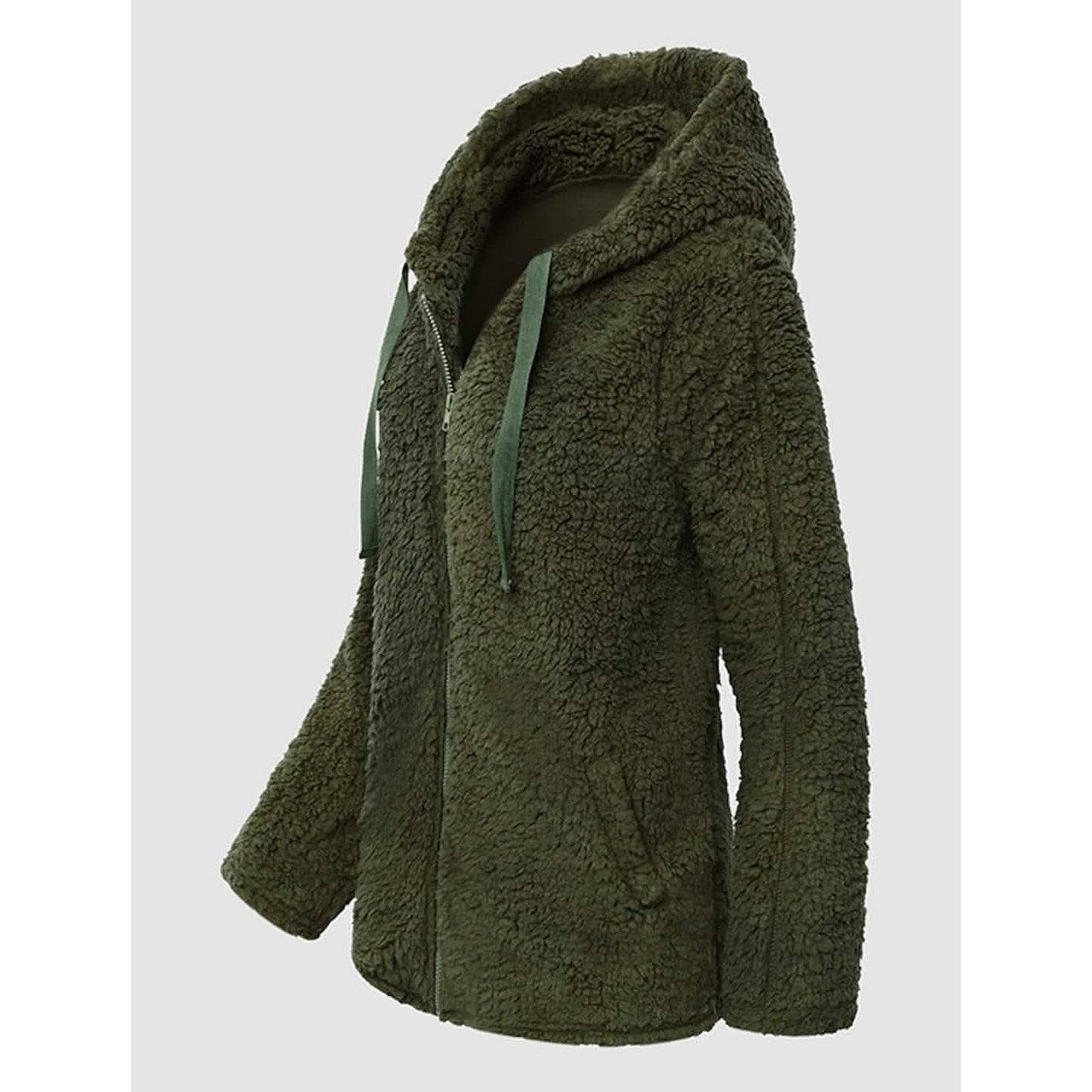 Women's Plus Size Hoodie Coat Long Sleeve - Renee Lane Company