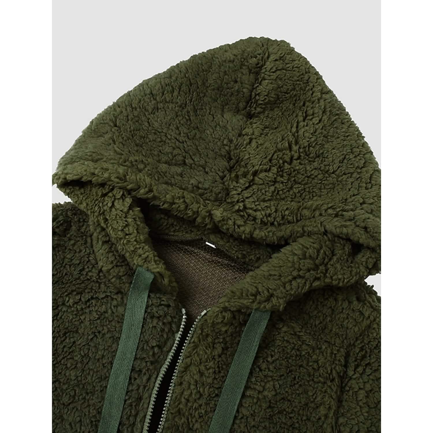 Women's Plus Size Hoodie Coat Long Sleeve - Renee Lane Company