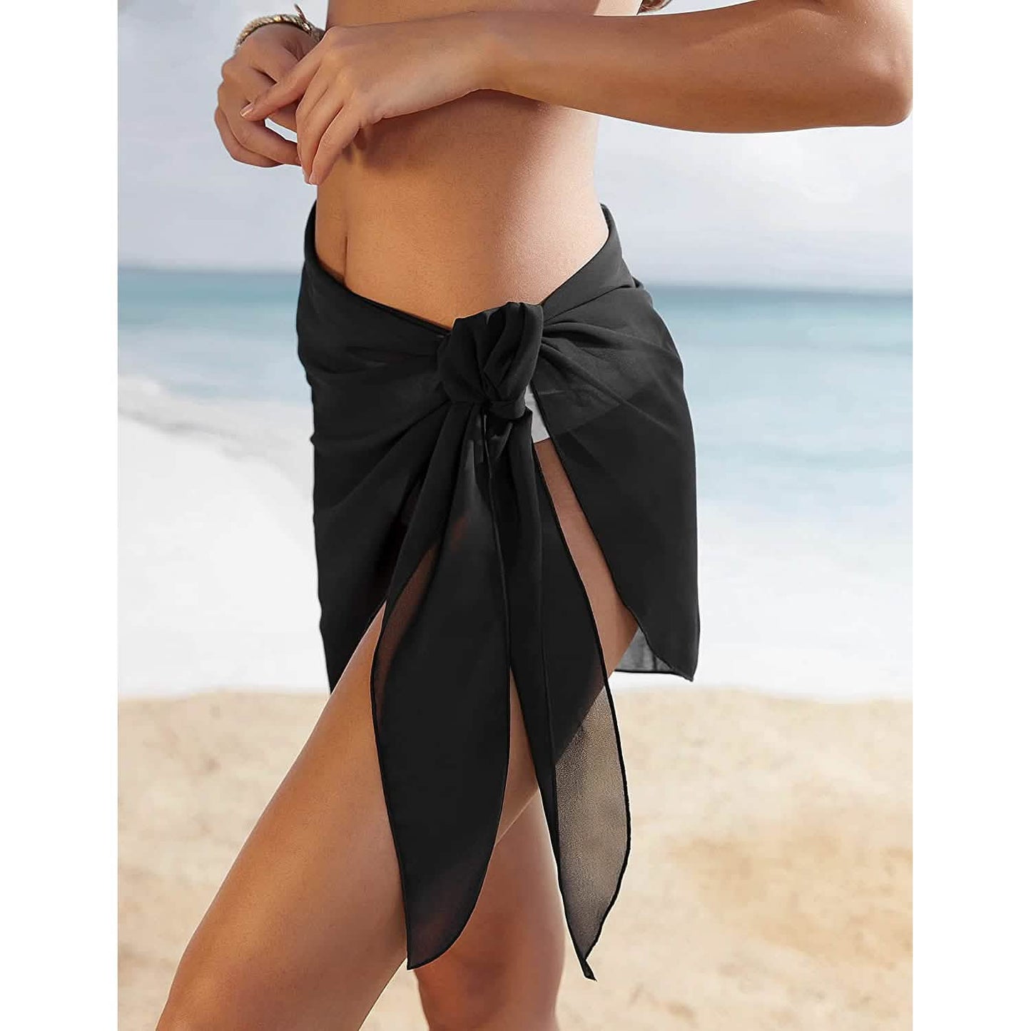 Women's Short Sarongs Beach Wrap - Renee Lane Company