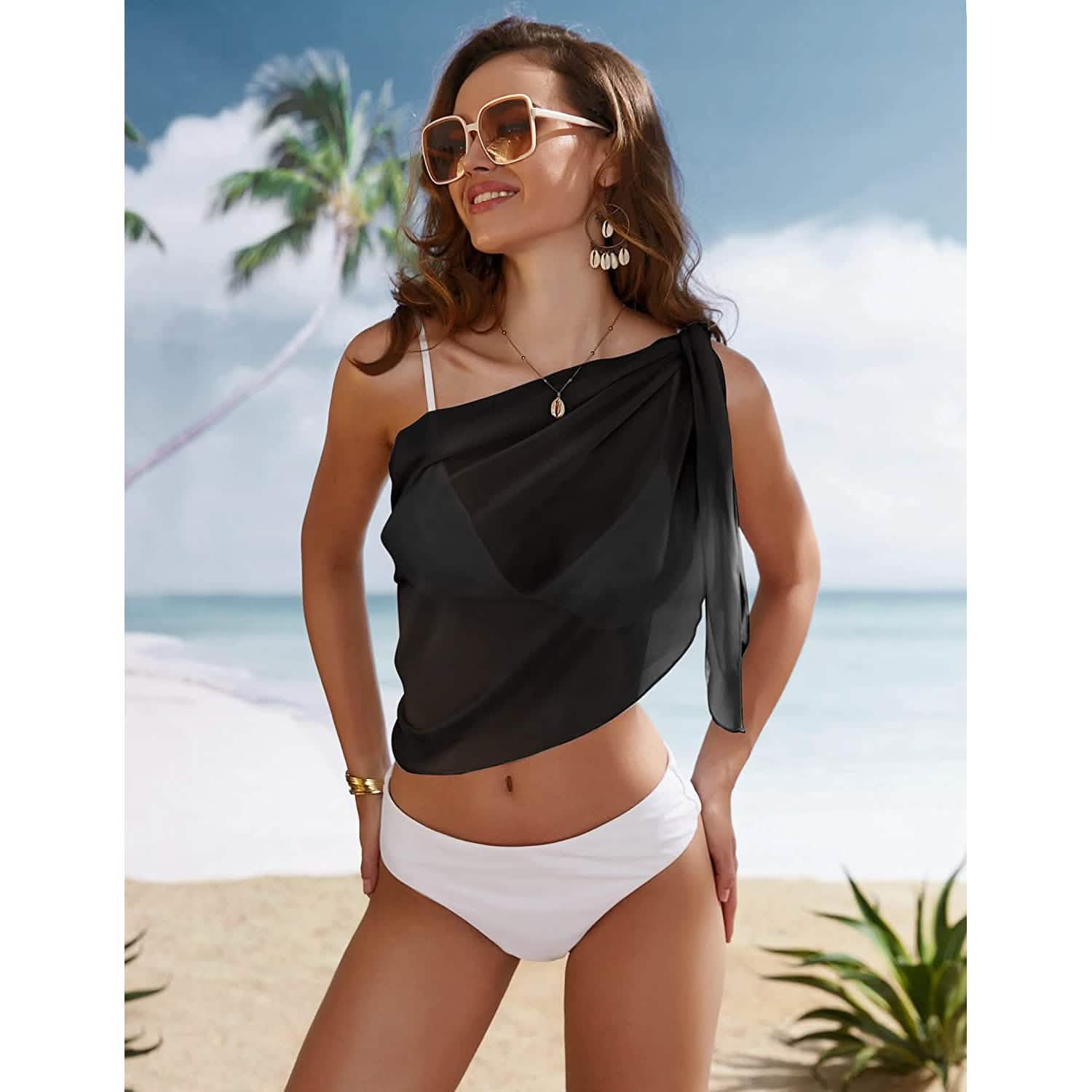 Women's Short Sarongs Beach Wrap - Renee Lane Company