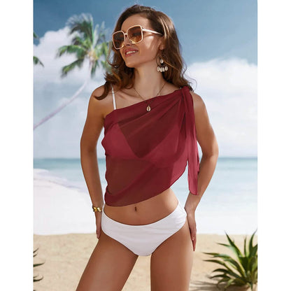 Women's Short Sarongs Beach Wrap - Renee Lane Company