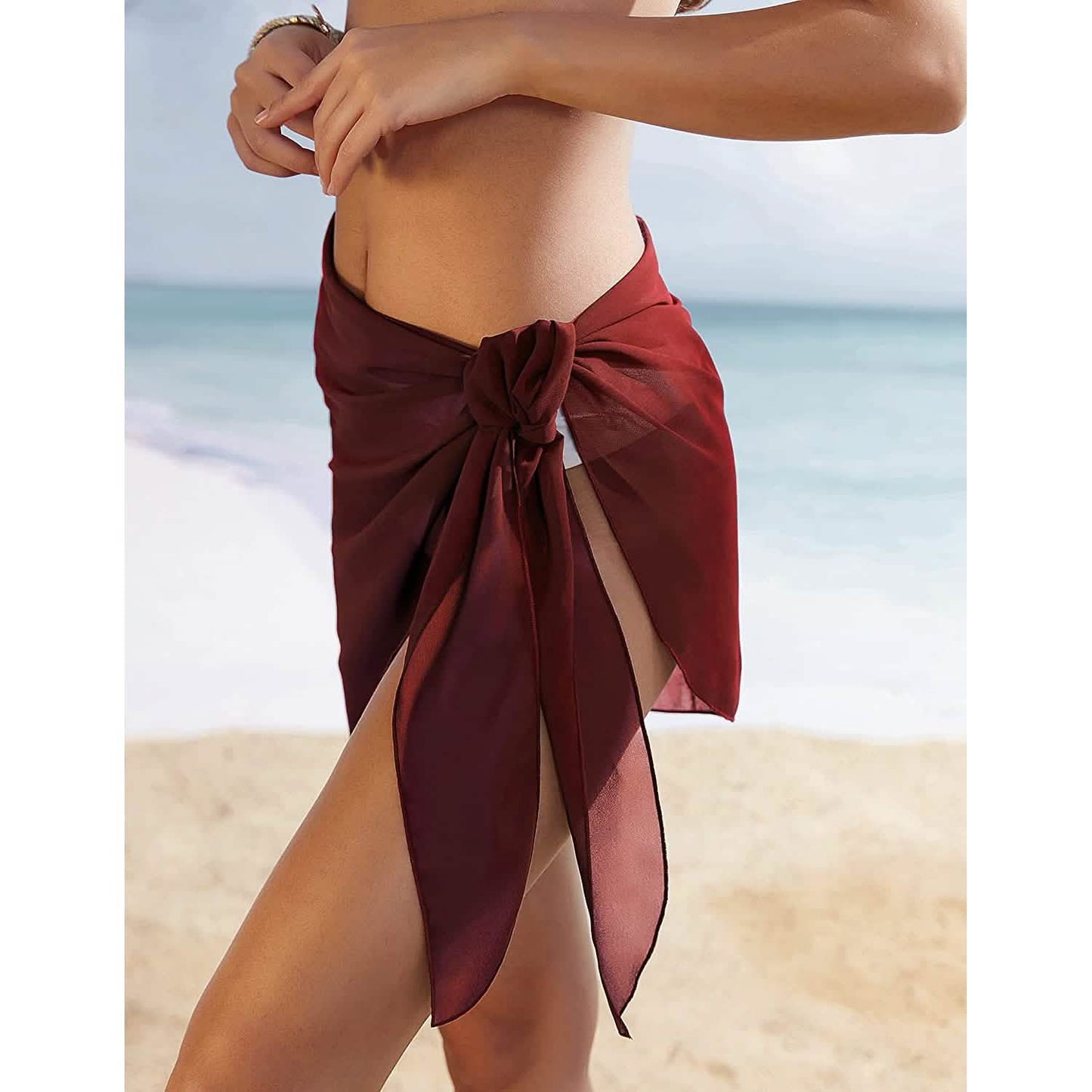 Women's Short Sarongs Beach Wrap - Renee Lane Company