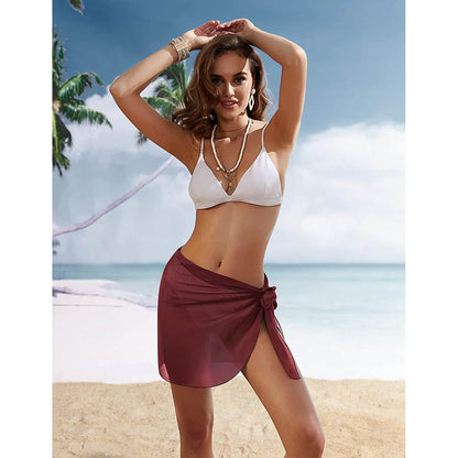 Women's Short Sarongs Beach Wrap - Renee Lane Company