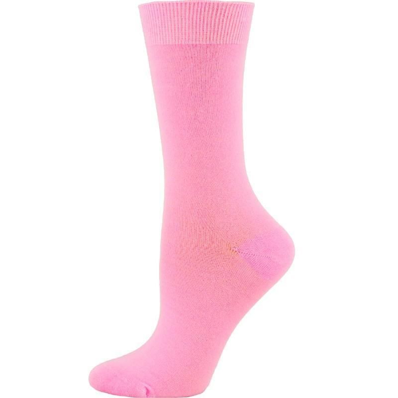 Women's Solid Color Bamboo Crew Socks - 3 Pairs - Renee Lane Company
