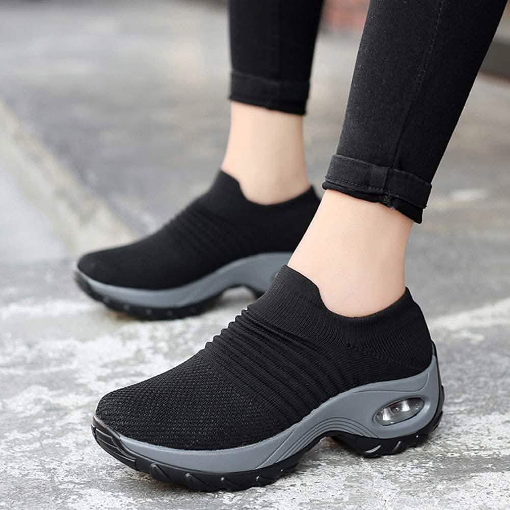 Women's Walking Shoes Sock Sneakers - Renee Lane Company
