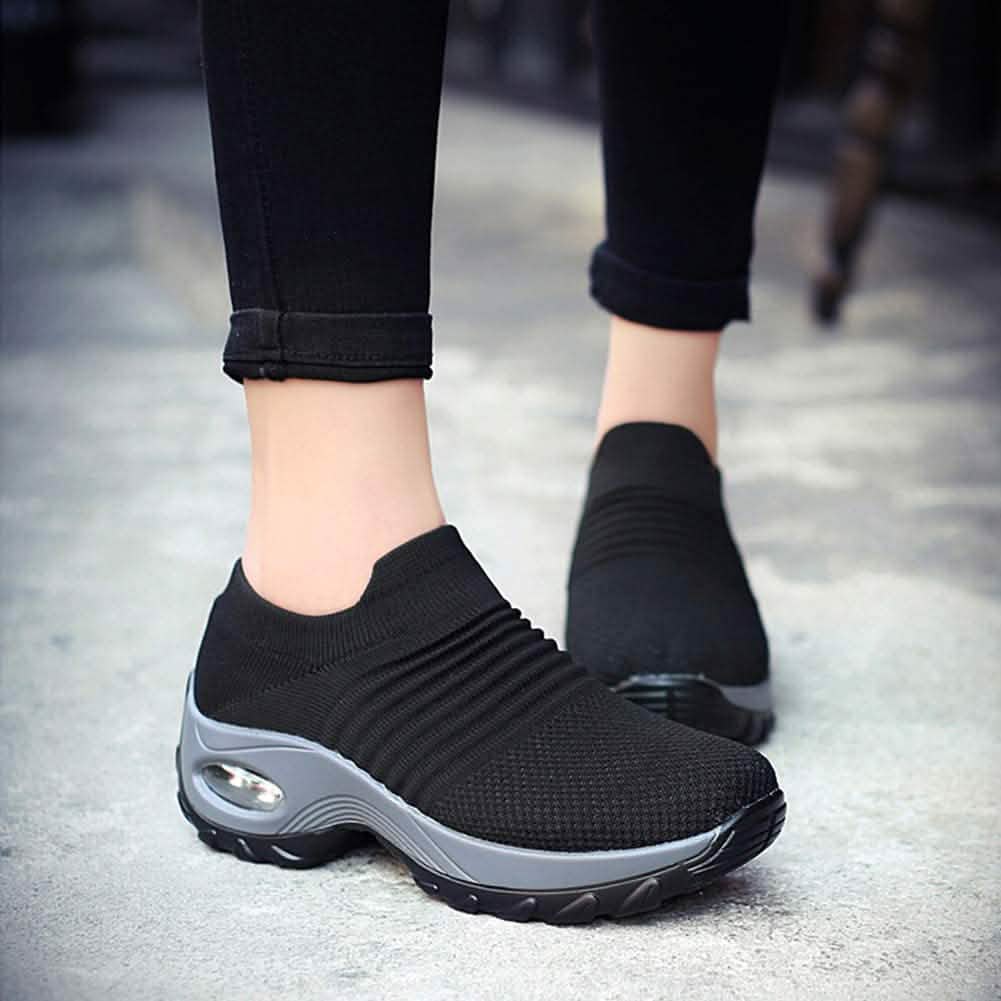 Women's Walking Shoes Sock Sneakers - Renee Lane Company