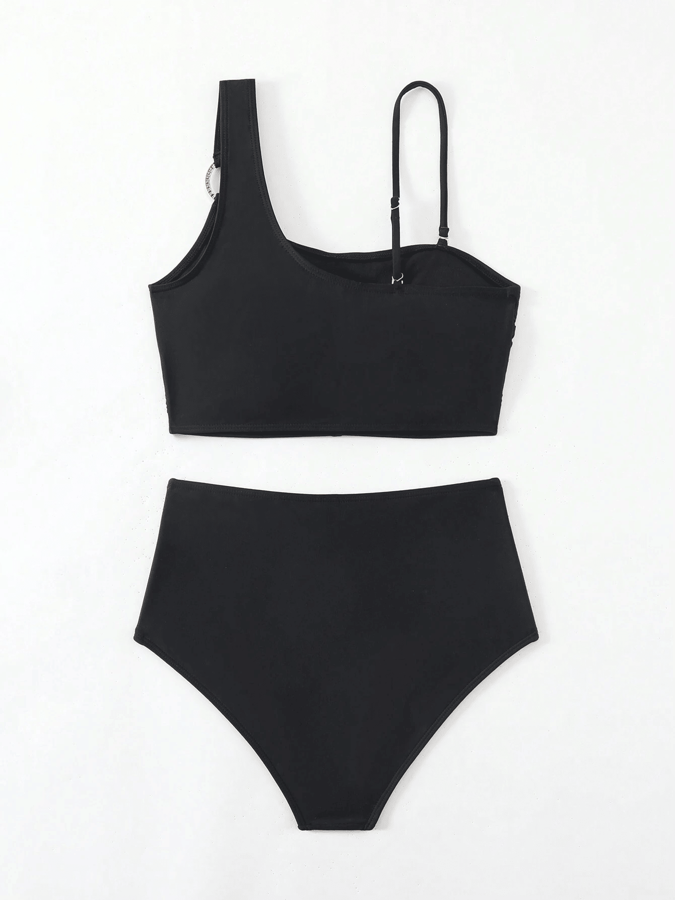 Women's minimalist asymmetrical split style quick drying bikini swimsuit - Renee Lane Company