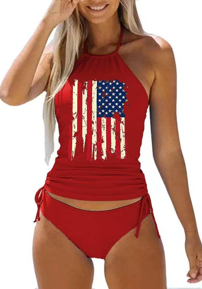 Women's two-piece tankini swimsuits cover the belly and show off their slimness - Renee Lane Company