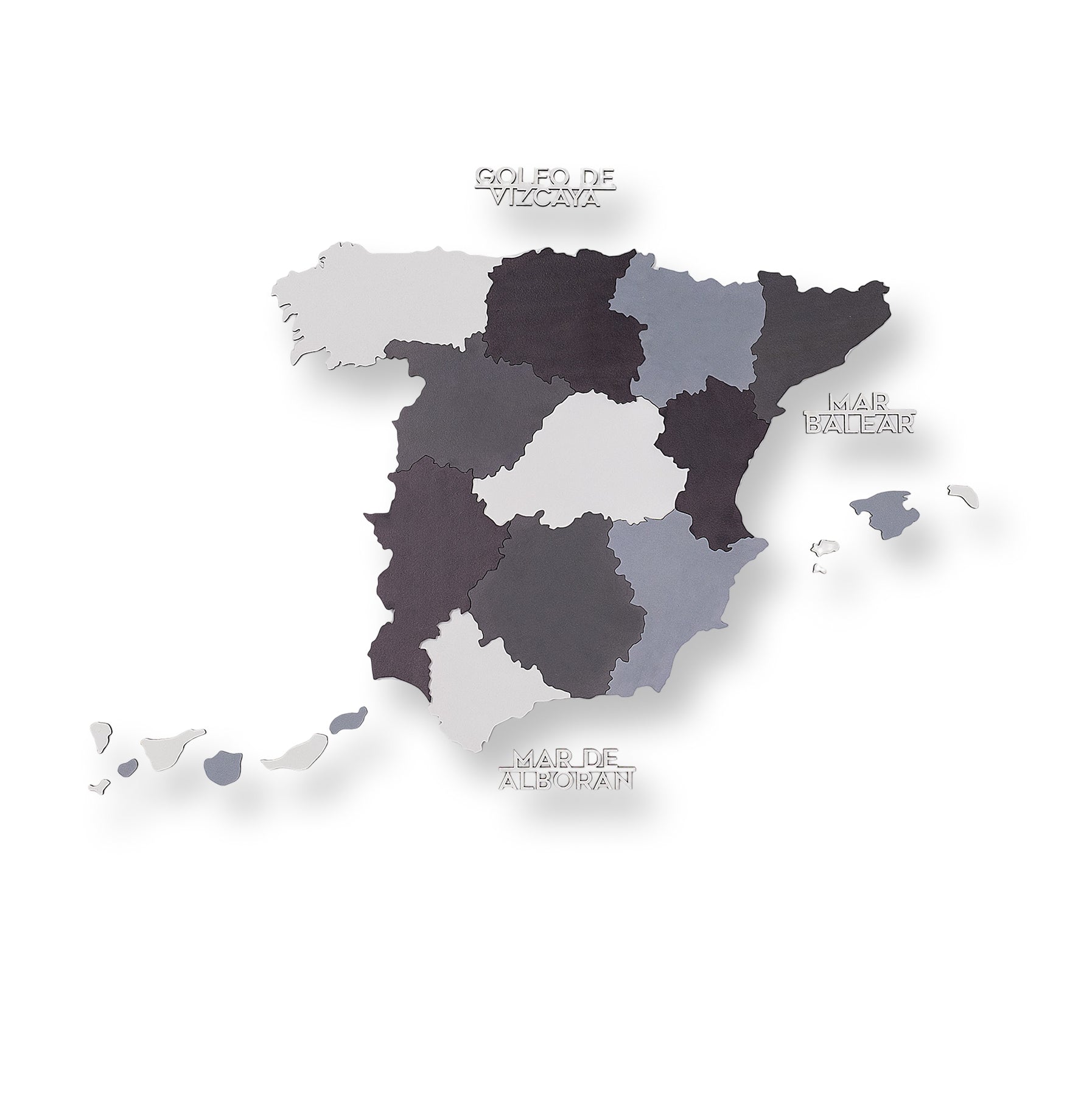 Wooden Map of Spain – Nordik - Renee Lane Company