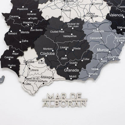 Wooden Map of Spain – Nordik - Renee Lane Company