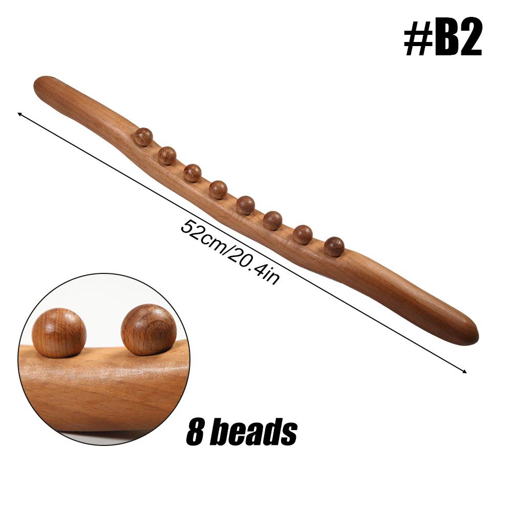 Wooden Trigger Point Massager Stick Lymphatic Drainage Massager Wood Therapy Massage Tools Gua Sha Massage Soft Tissue Release - Renee Lane Company