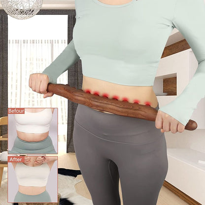 Wooden Trigger Point Massager Stick Lymphatic Drainage Massager Wood Therapy Massage Tools Gua Sha Massage Soft Tissue Release - Renee Lane Company