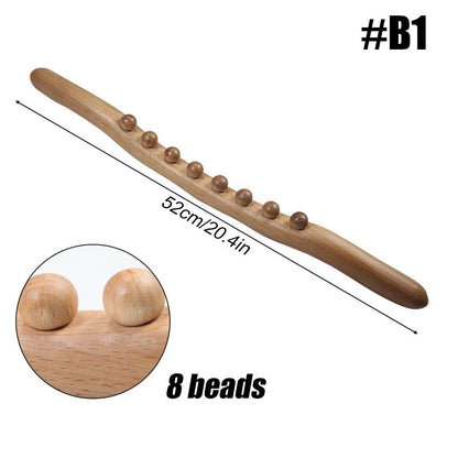Wooden Trigger Point Massager Stick Lymphatic Drainage Massager Wood Therapy Massage Tools Gua Sha Massage Soft Tissue Release - Renee Lane Company
