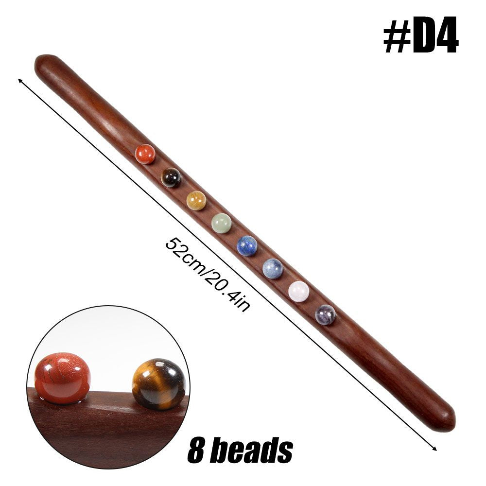 Wooden Trigger Point Massager Stick Lymphatic Drainage Massager Wood Therapy Massage Tools Gua Sha Massage Soft Tissue Release - Renee Lane Company