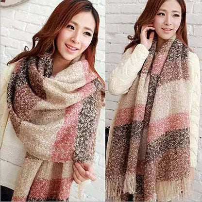 Wrap Me Softly Cotton Shawl With Fringe - Renee Lane Company