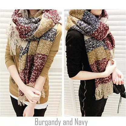 Wrap Me Softly Cotton Shawl With Fringe - Renee Lane Company
