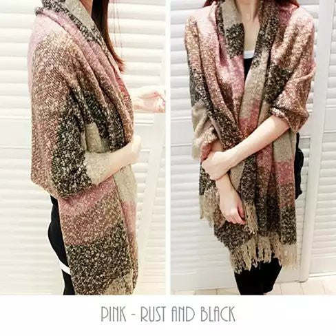 Wrap Me Softly Cotton Shawl With Fringe - Renee Lane Company