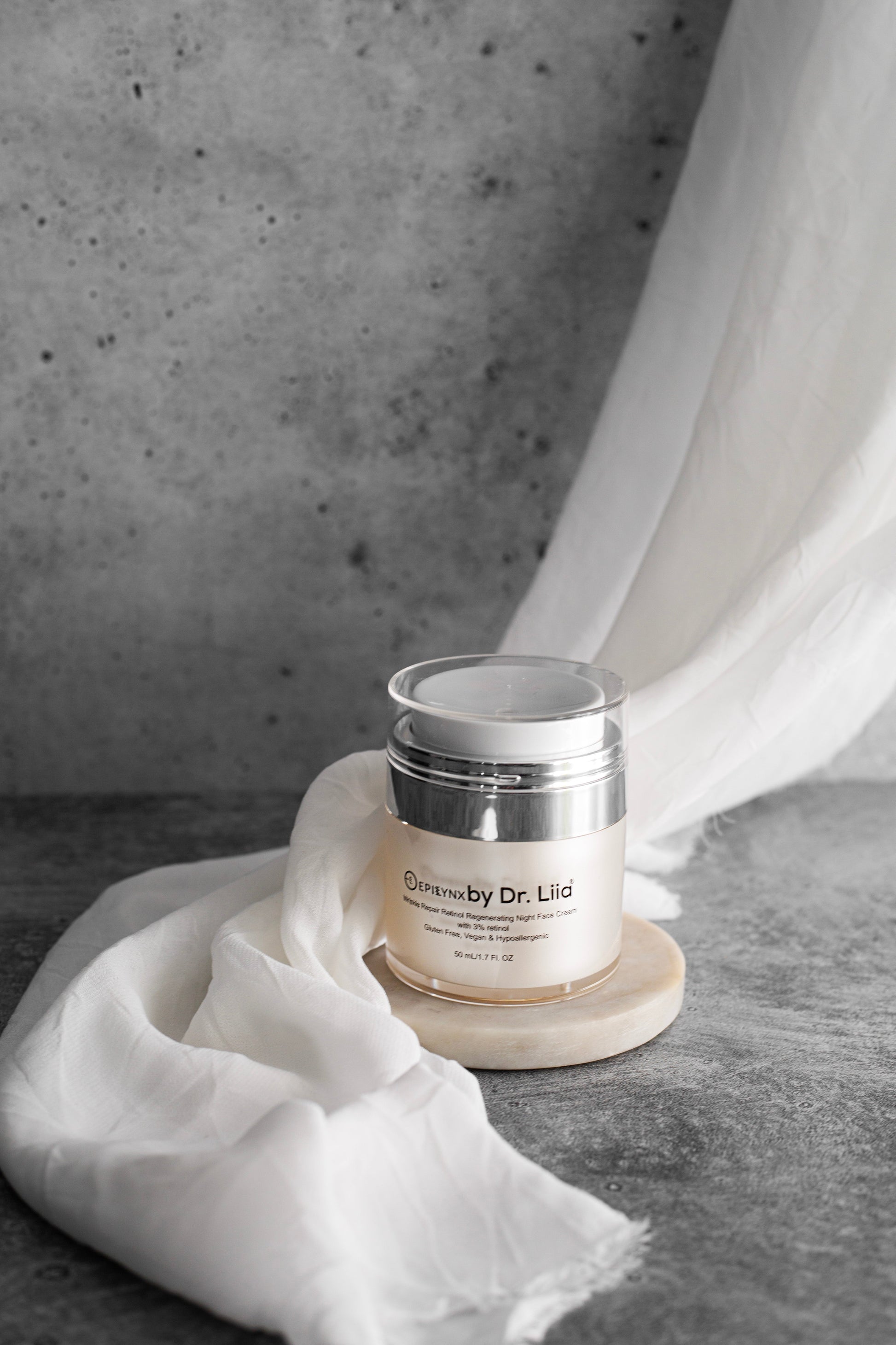 Wrinkle Repair Retinol Night Cream – Vegan, Gluten-Free, Regenerating Anti-Aging Moisturizer - Renee Lane Company