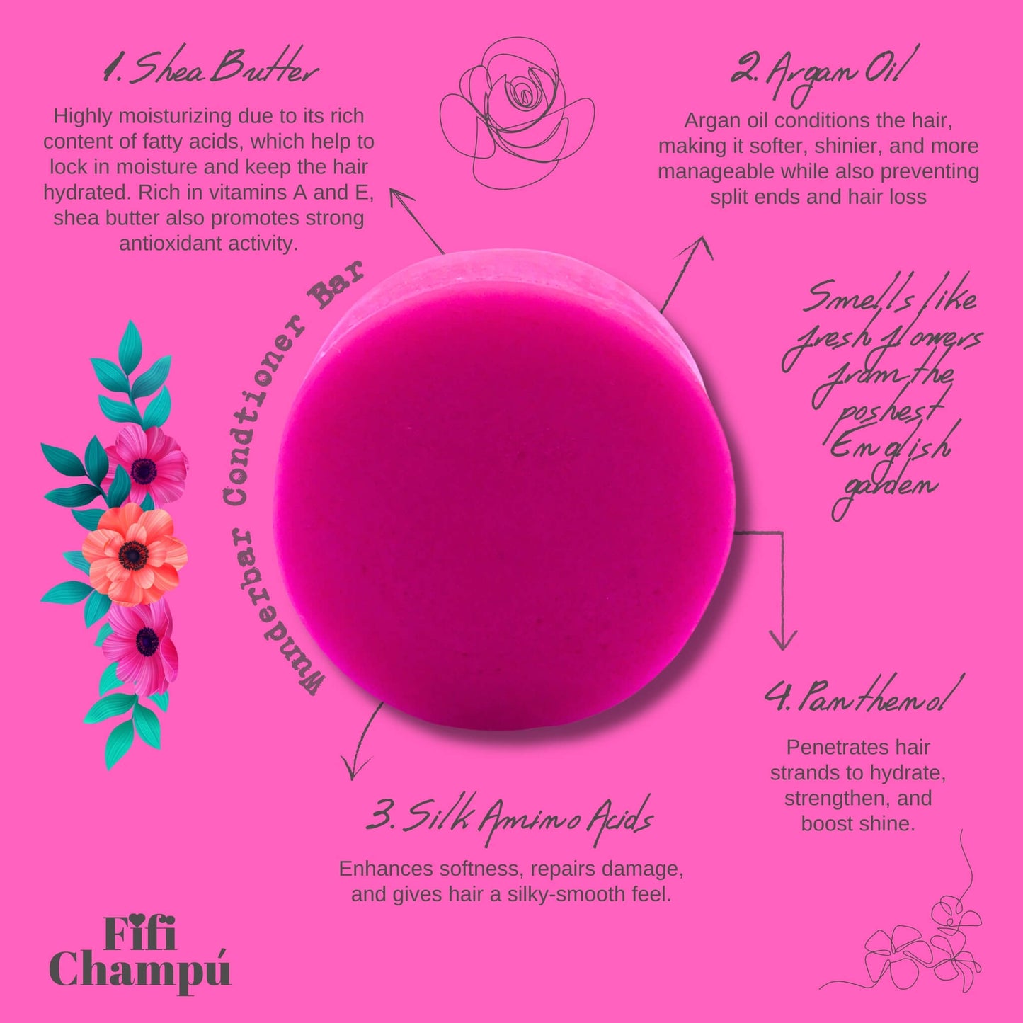 Wunderbar Conditioner Bar: Nourishing, Plant-Based Hydration - Renee Lane Company
