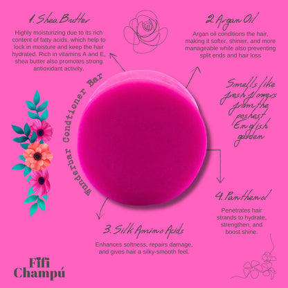Wunderbar Conditioner Bar: Nourishing, Plant-Based Hydration - Renee Lane Company
