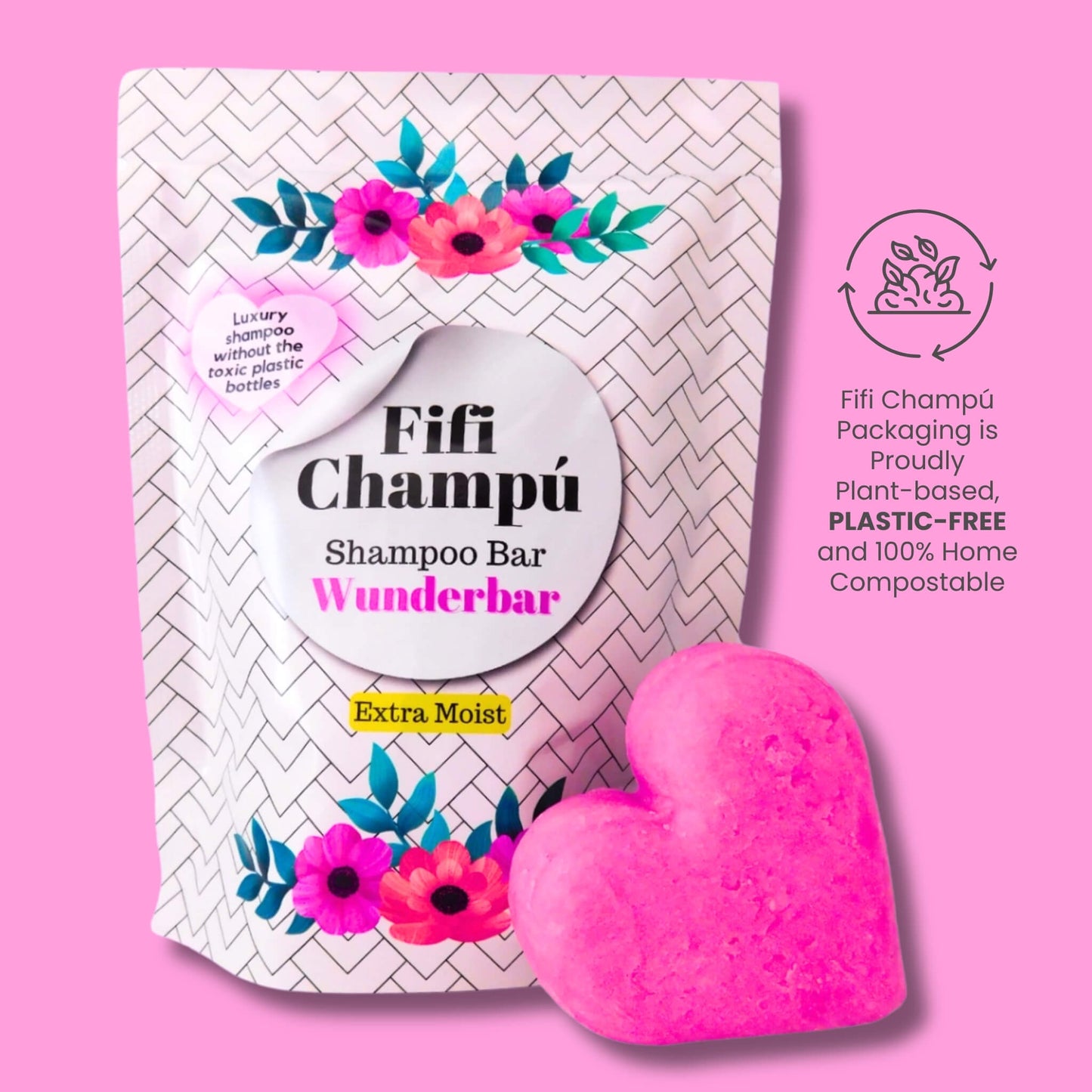 Wunderbar Shampoo Bar: Hydrating, Shine-Boosting Care for Fine to Normal Hair - Renee Lane Company