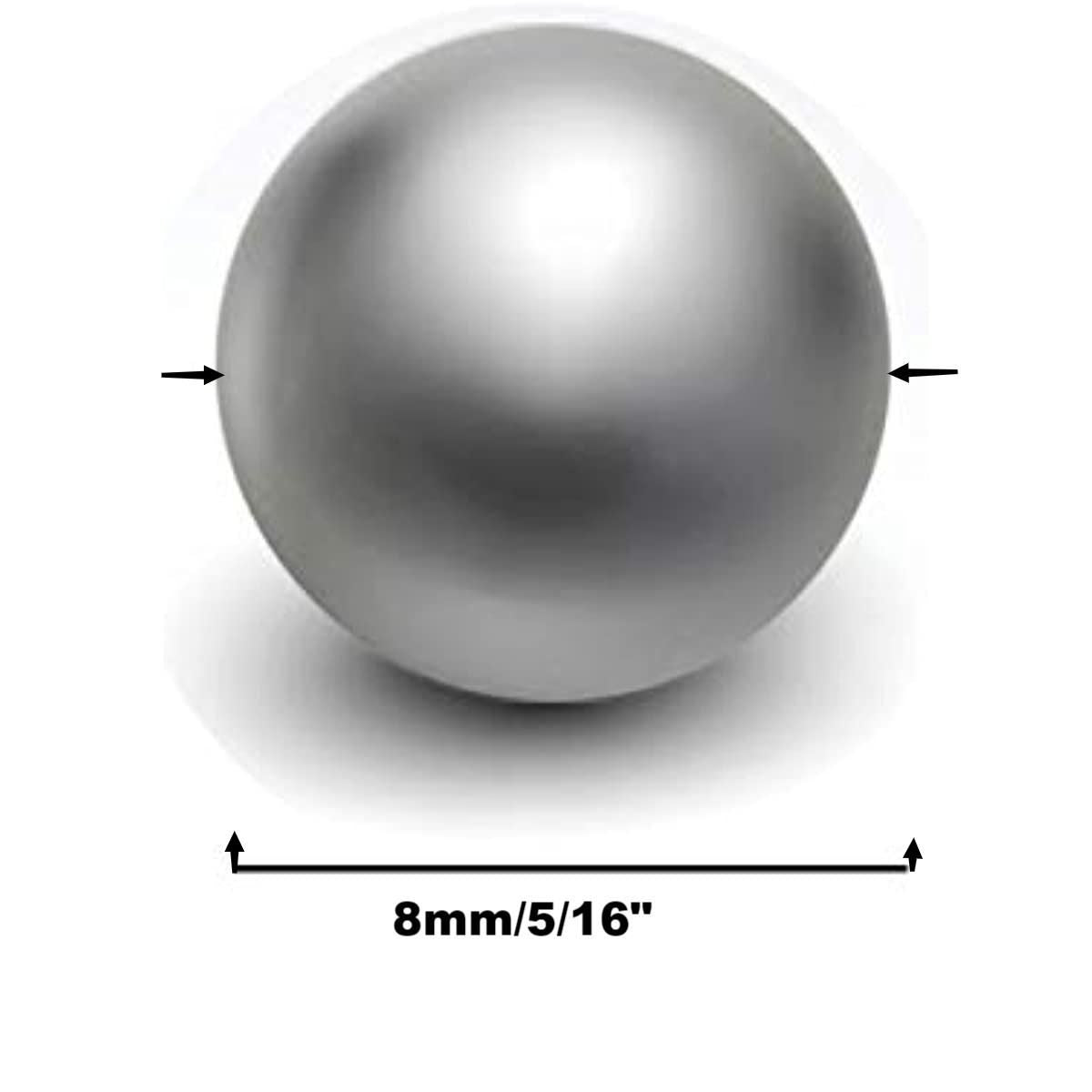 Xemussa 8mm Carbon Steel Bearing Balls Precision Balls 100pcs - Renee Lane Company