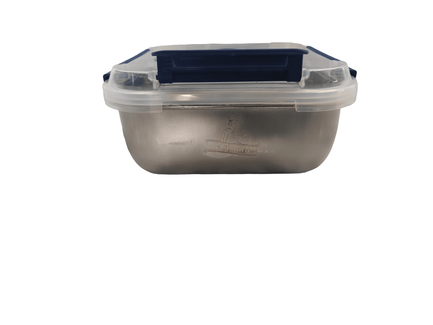 Yakimoto 2/4/6/8/10 PCS Extra-Large Stainless Steel Food Storage Containers With Blue Lids - Deep Design, Airtight Seal, Perfect For Refrigerator Organization, Meal Prep, Lunch Boxes & Kitchen Pantry - Renee Lane Company