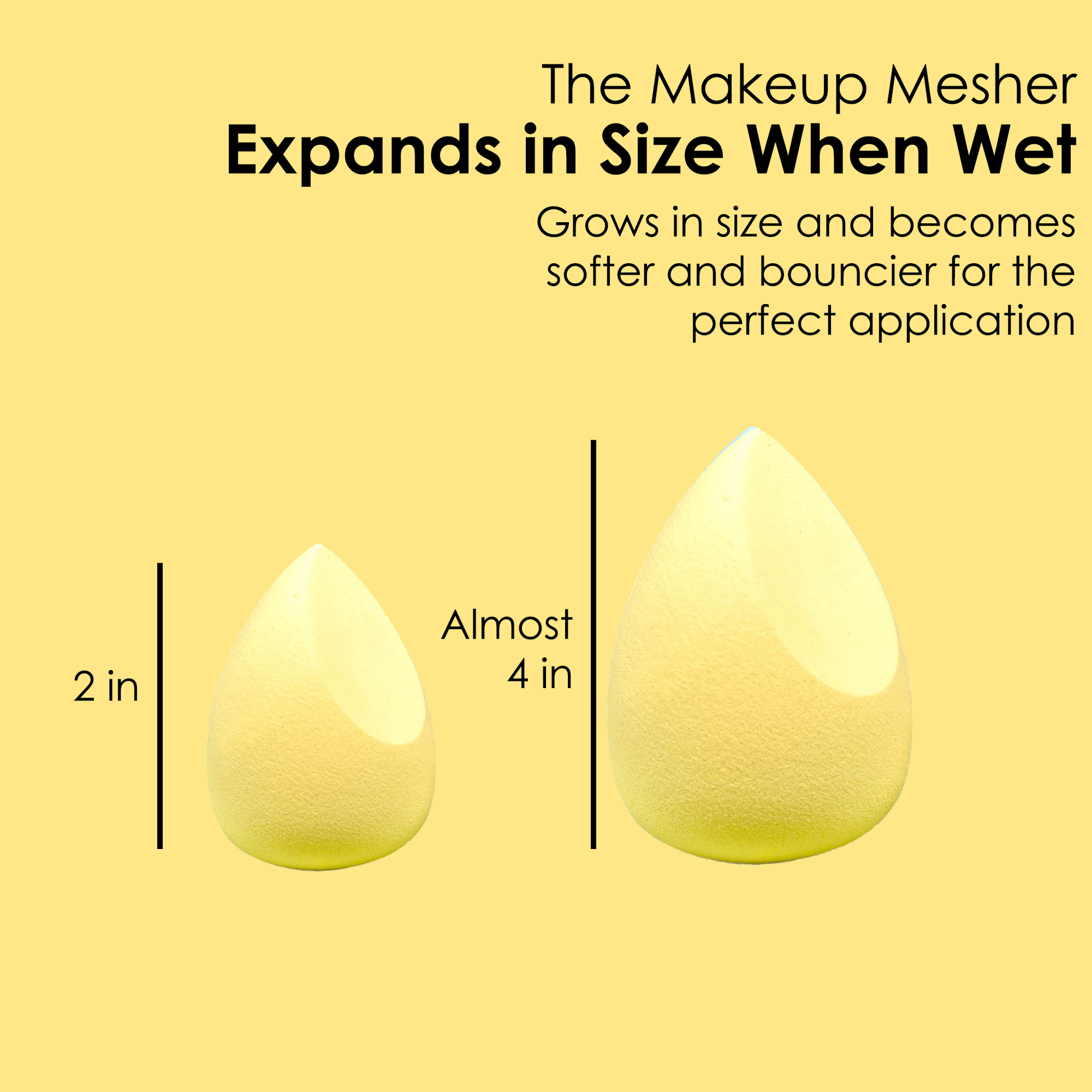 Yellow Makeup Mesher - Renee Lane Company