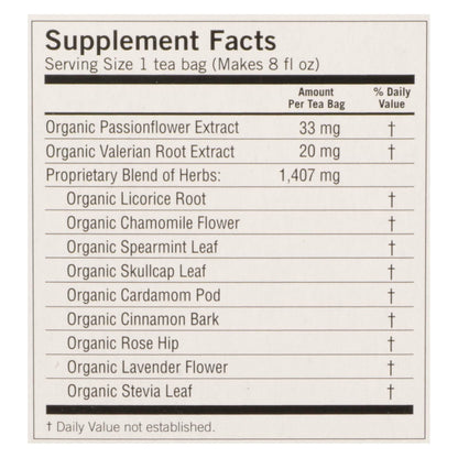 Yogi Bedtime Herbal Tea Caffeine Free Chamomile - 16 Tea Bags - Case Of 6 - Renee Lane Company