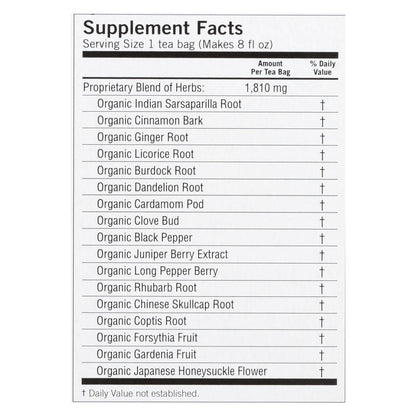 Yogi Detox Herbal Tea Caffeine Free - 16 Tea Bags - Case Of 6 - Renee Lane Company