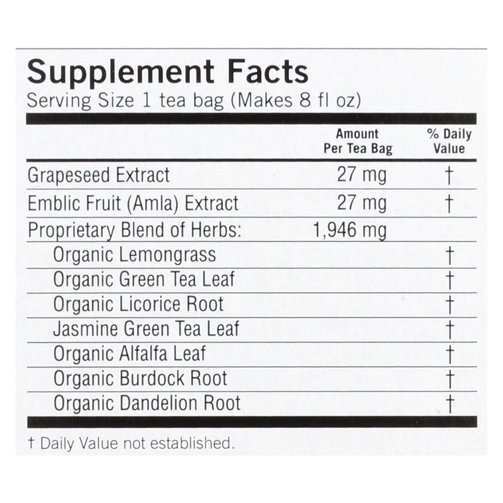 Yogi Green Tea Super Anti-oxidant - 16 Tea Bags - Case Of 6 - Renee Lane Company