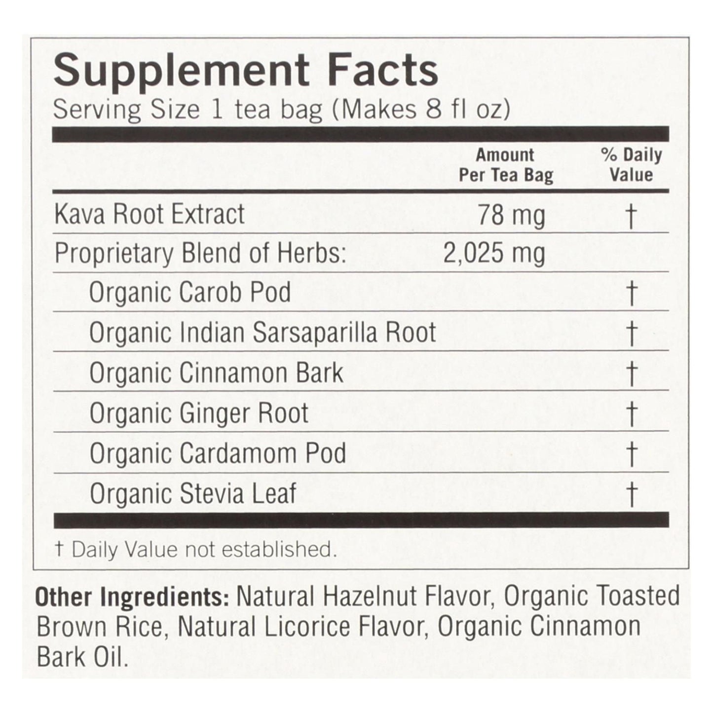 Yogi Kava Stress Relief Herbal Tea Caffeine Free - 16 Bag - Case Of 6 - Renee Lane Company