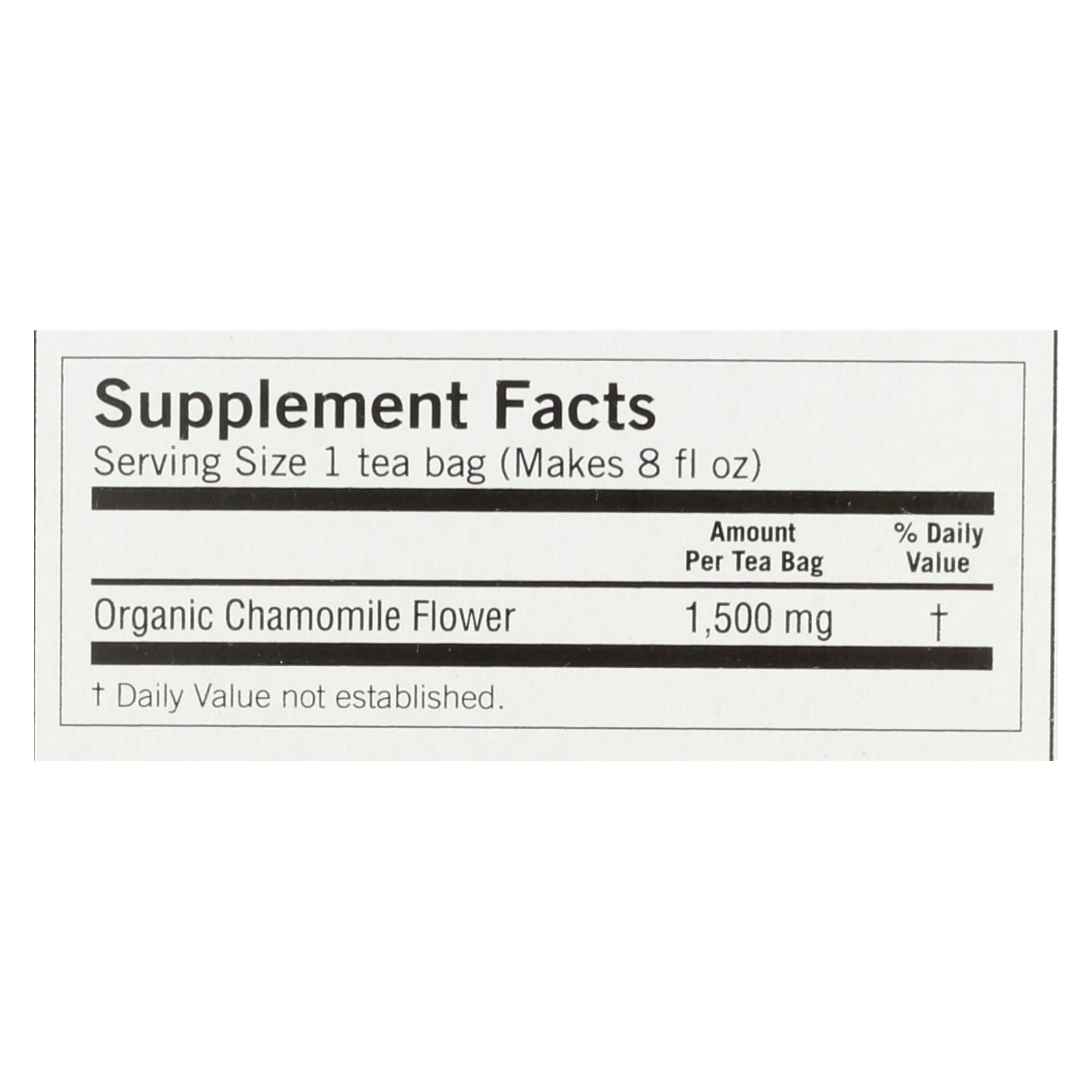 Yogi Organic Comforting Chamomile - 16 Tea Bags - Case Of 6 - Renee Lane Company