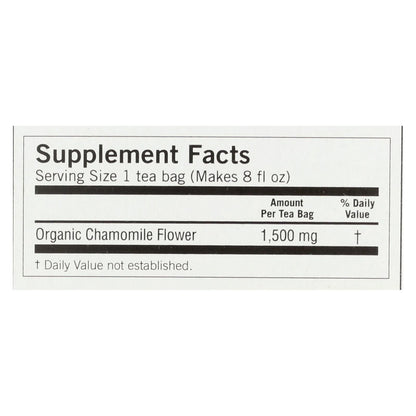 Yogi Organic Comforting Chamomile - 16 Tea Bags - Case Of 6 - Renee Lane Company