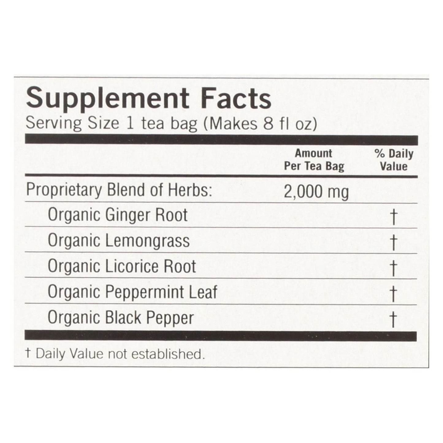 Yogi Organic Herbal Tea Caffeine Free Ginger - 16 Tea Bags - Case Of 6 - Renee Lane Company