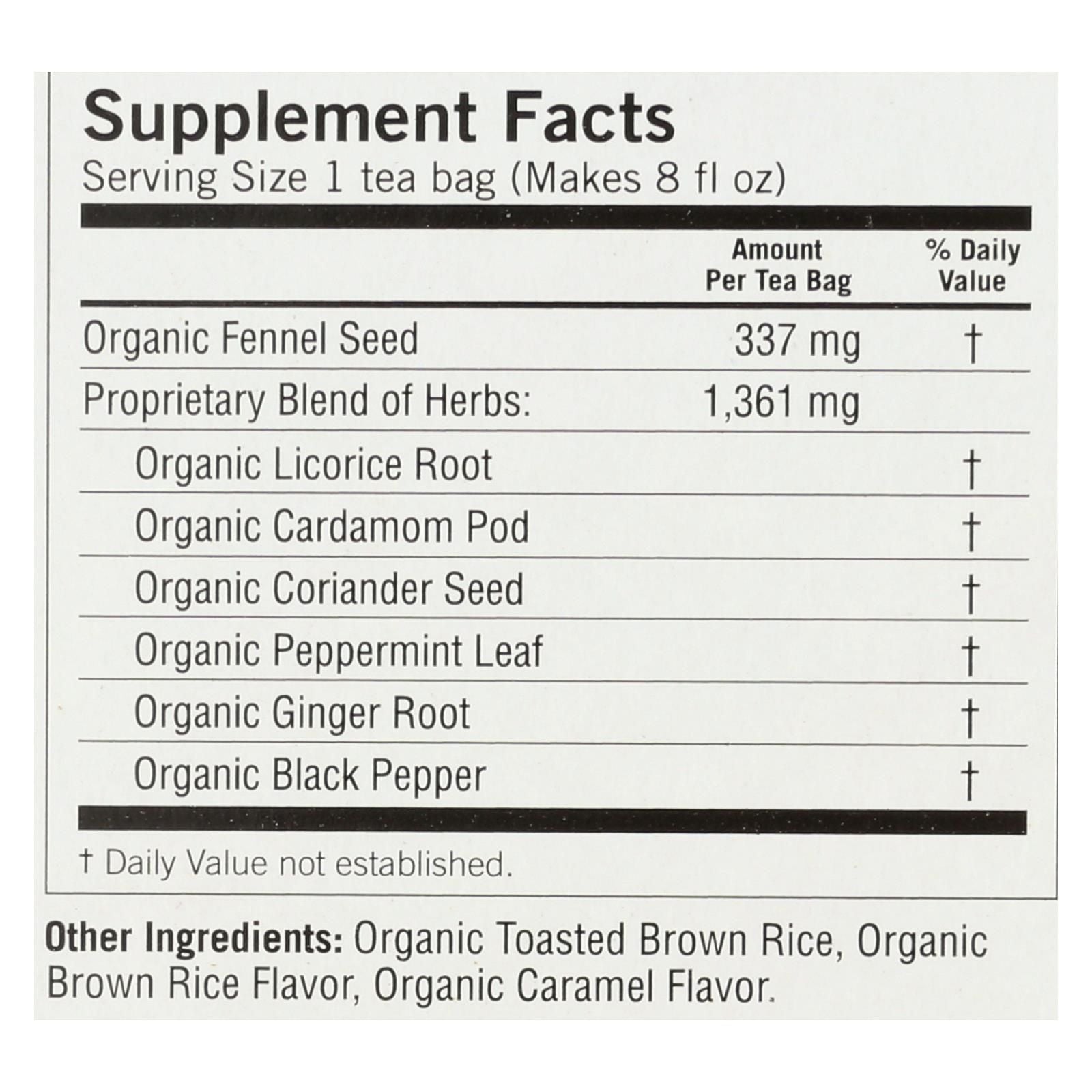 Yogi Organic Stomach Ease Herbal Tea - 16 Tea Bags - Case Of 6 - Renee Lane Company