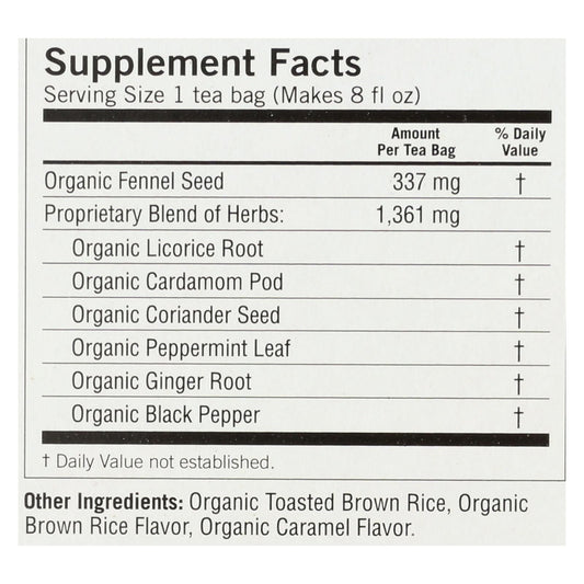 Yogi Organic Stomach Ease Herbal Tea - 16 Tea Bags - Case Of 6 - Renee Lane Company