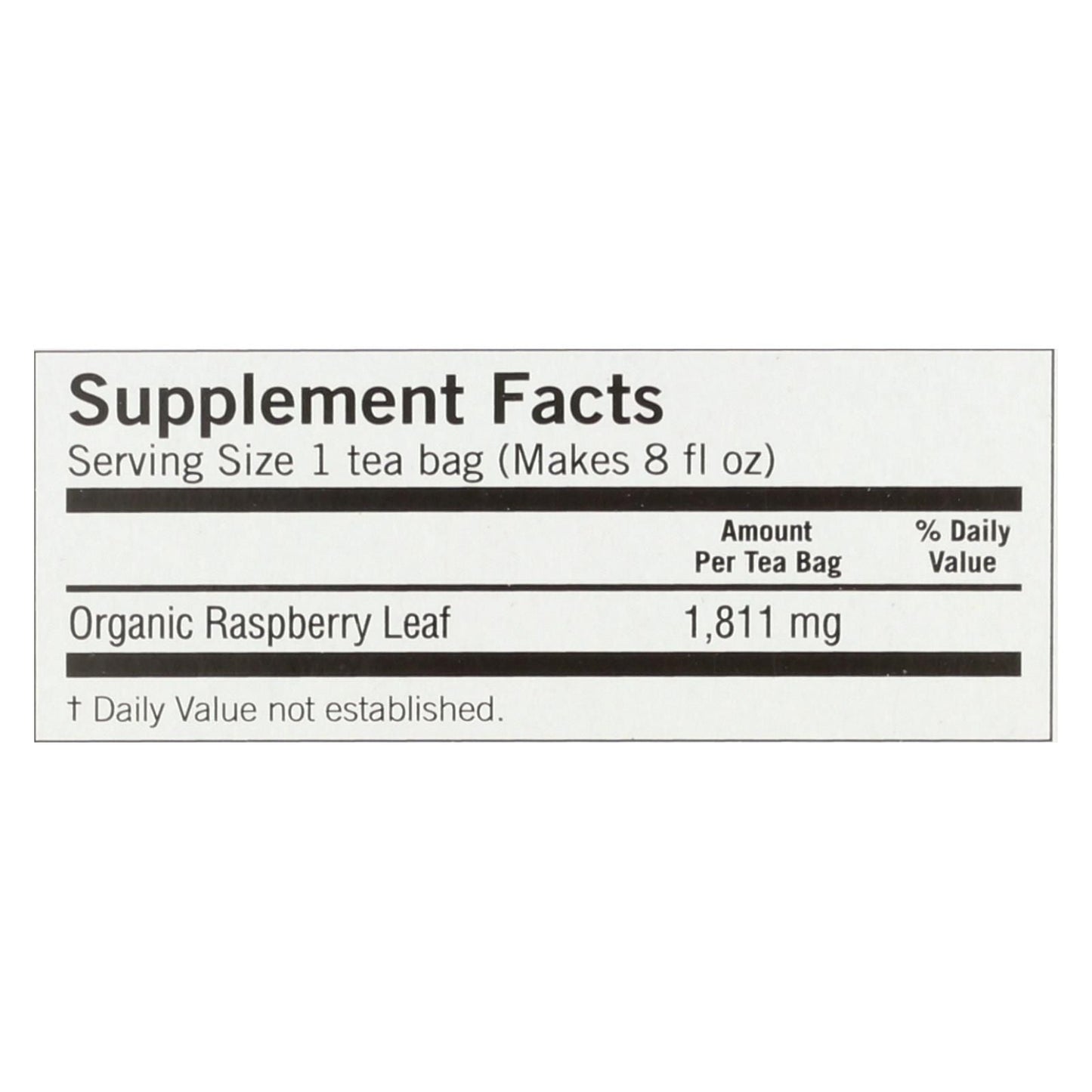 Yogi Organic Woman's Herbal Tea Raspberry Leaf - 16 Tea Bags - Case Of 6 - Renee Lane Company