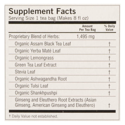 Yogi Positive Energy Herbal Tea Sweet Tangerine - 16 Tea Bags - Case Of 6 - Renee Lane Company