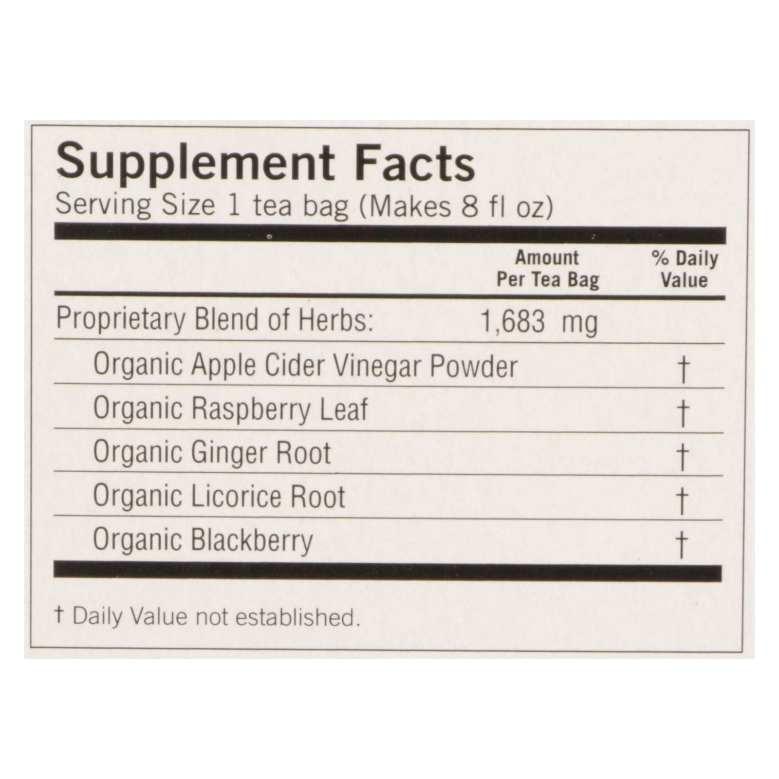 Yogi - Tea Blkbry Apple Digest - Case Of 6 - 16 Bag - Renee Lane Company