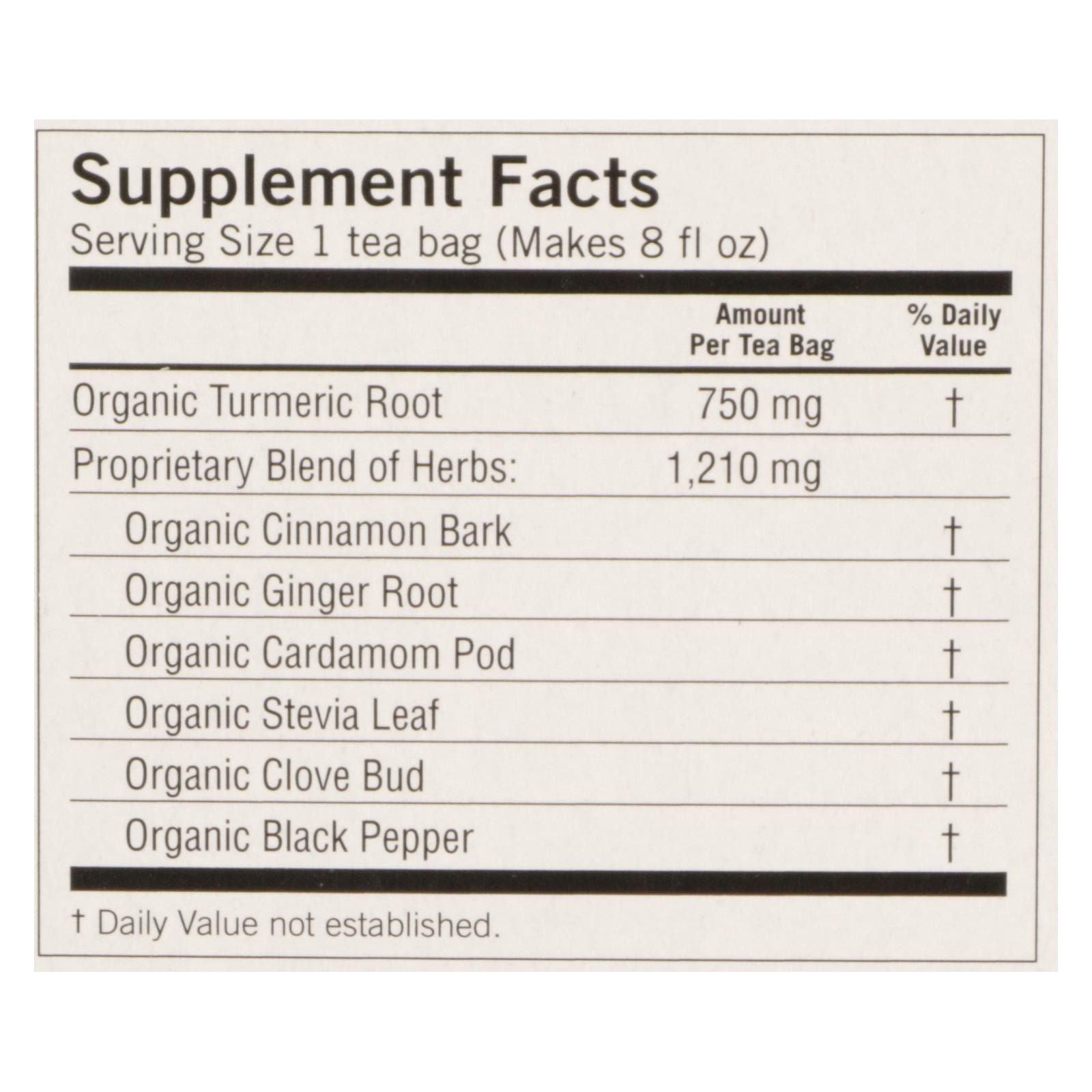 Yogi Tea - Organic - Honey Chai Turmeric - Case Of 6 - 16 Bag - Renee Lane Company